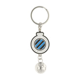Club Brugge sleutelhanger logo met voetbal